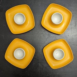 Vintage Stackable Poached Egg Serving Plates